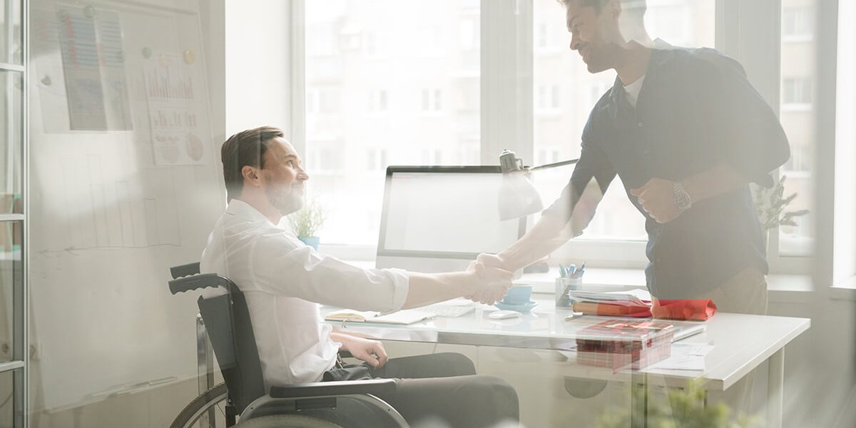 employee in wheelchair disability bias training