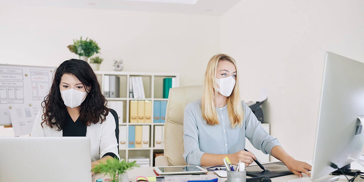 Employees Back to Work in Office