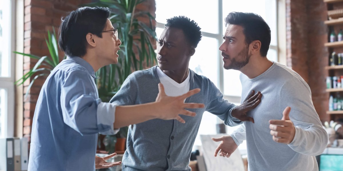 coworkers having conflict in the workplace